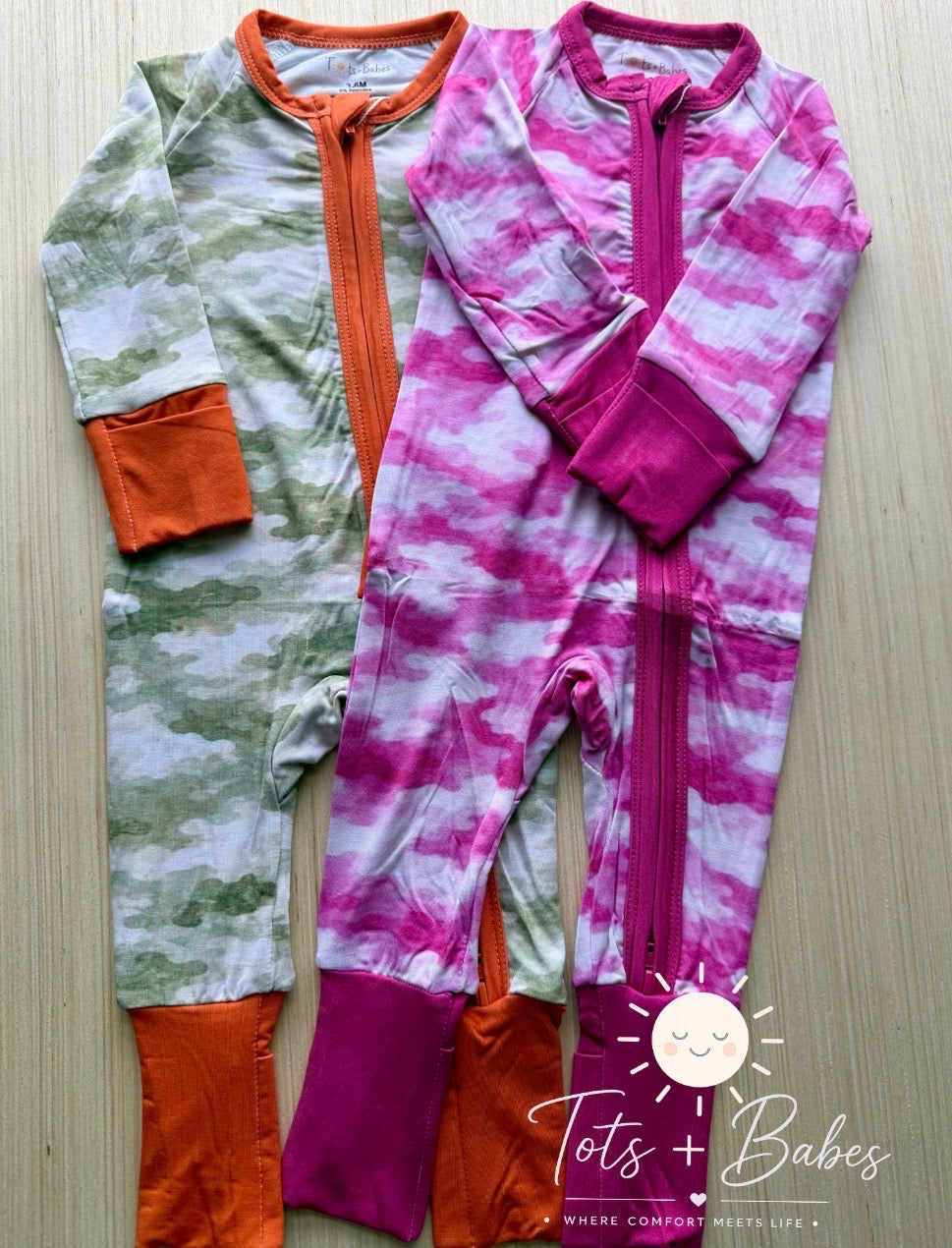 Cozy Camo Zippies