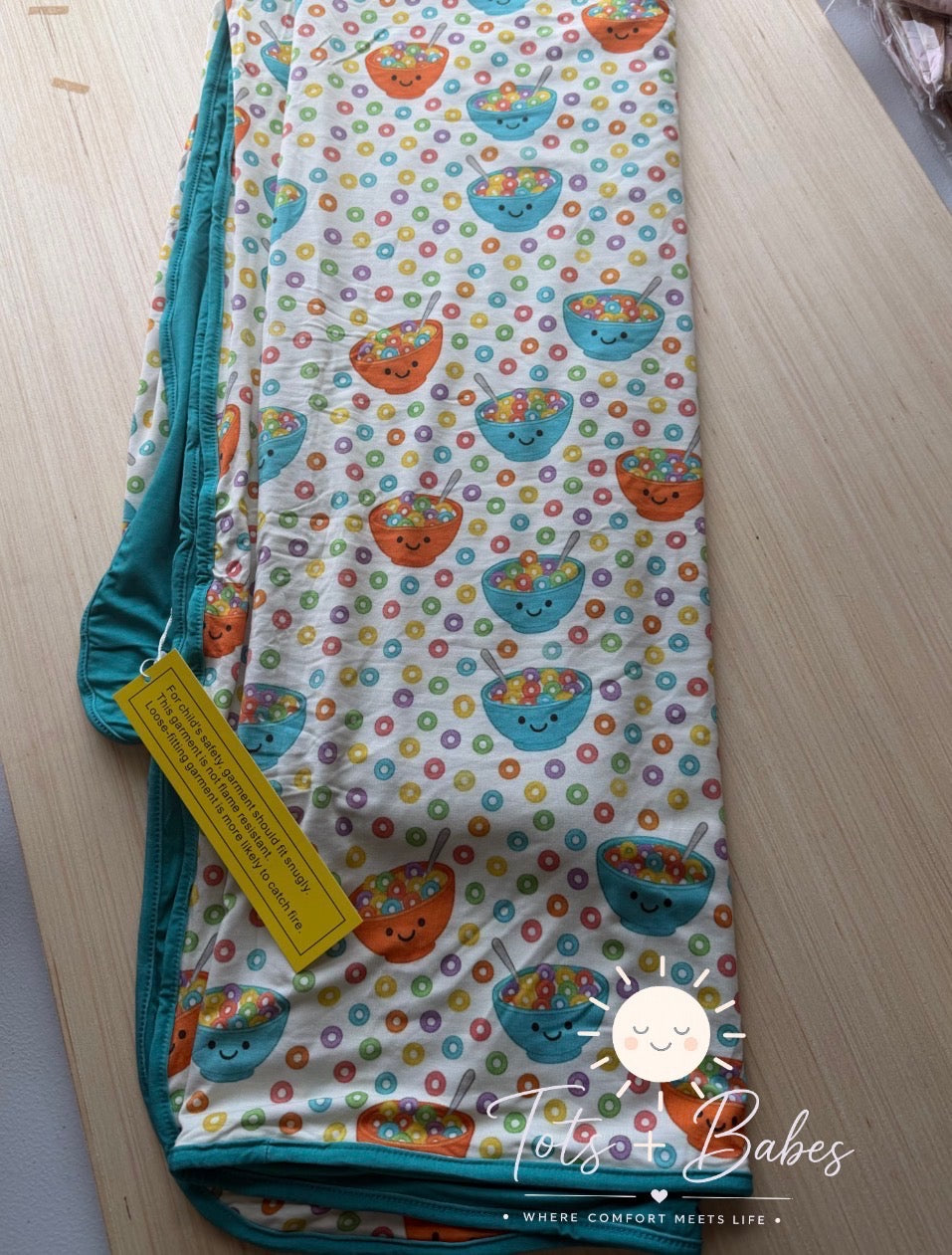 🥣 Cerealsly Cute Bamboo Blanket 🥣